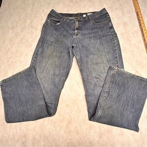 Cruel Girl Straight Leg Blue Jeans with Authentic Denim Texture